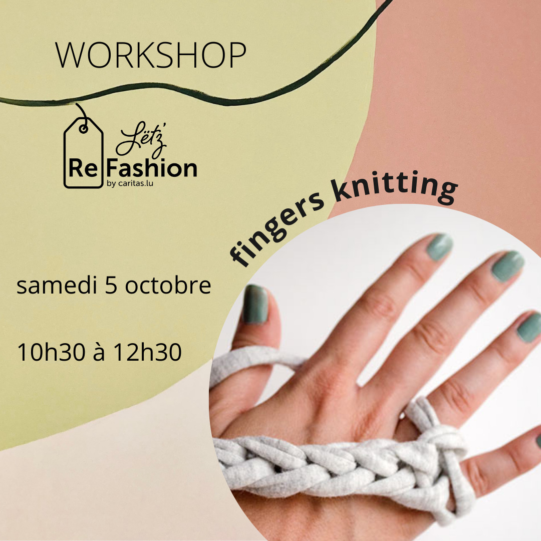 Atelier finger knitting