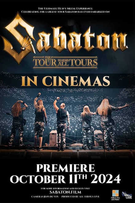 Concert: Sabaton - The Tour to End All Tours