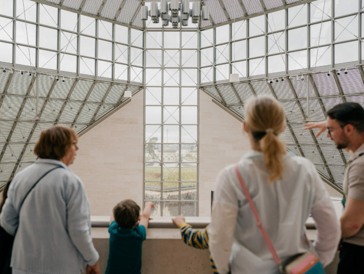 Visite pour enfants avec mamie et papy