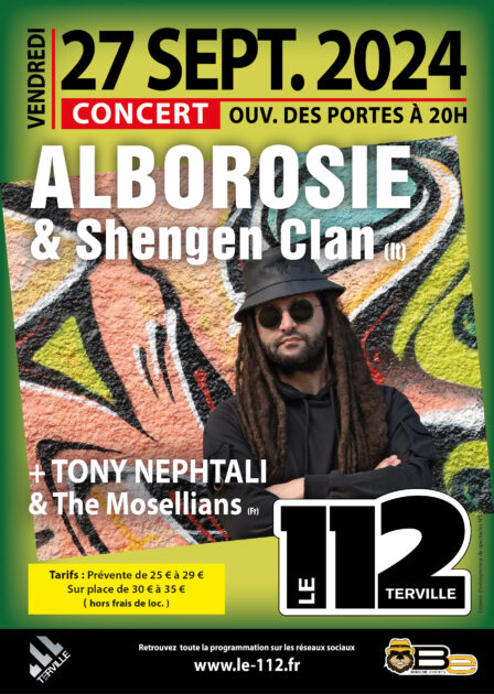 Concert d'Alborosie et Shengen Clan