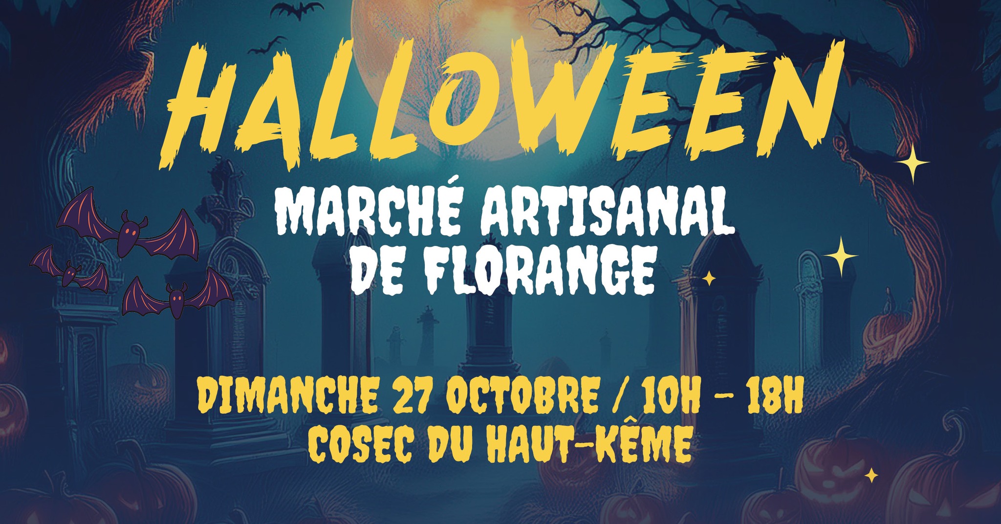 MARCHÉ ARTISANAL D’HALLOWEEN