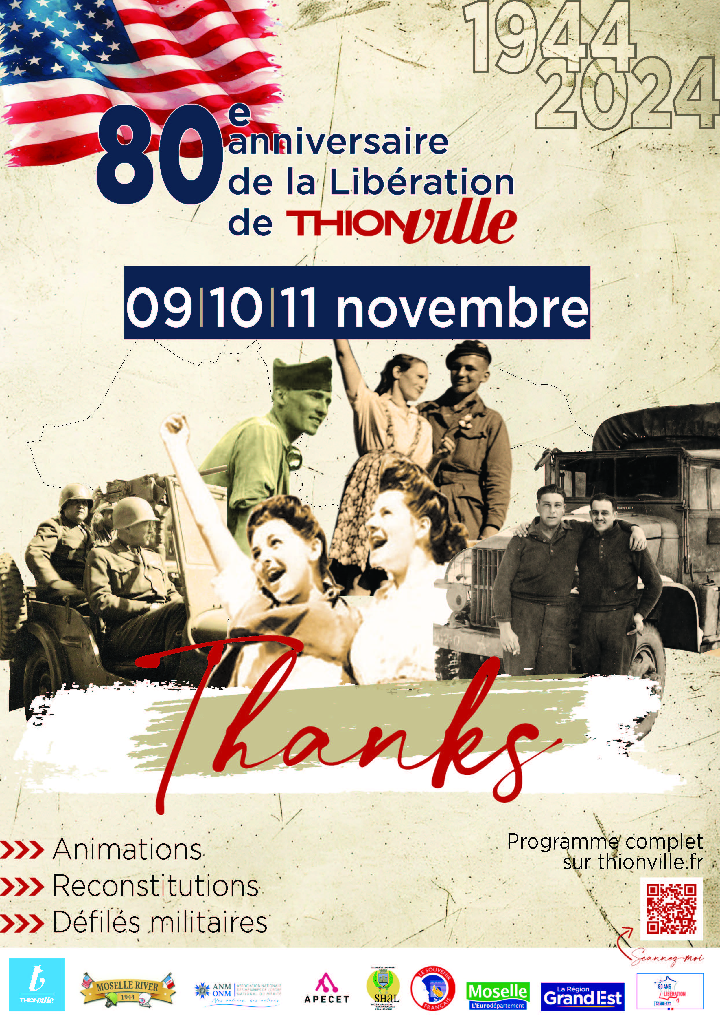 80ÈME ANNIVERSAIRE DE LA LIBÉRATION DE THIONVILLE