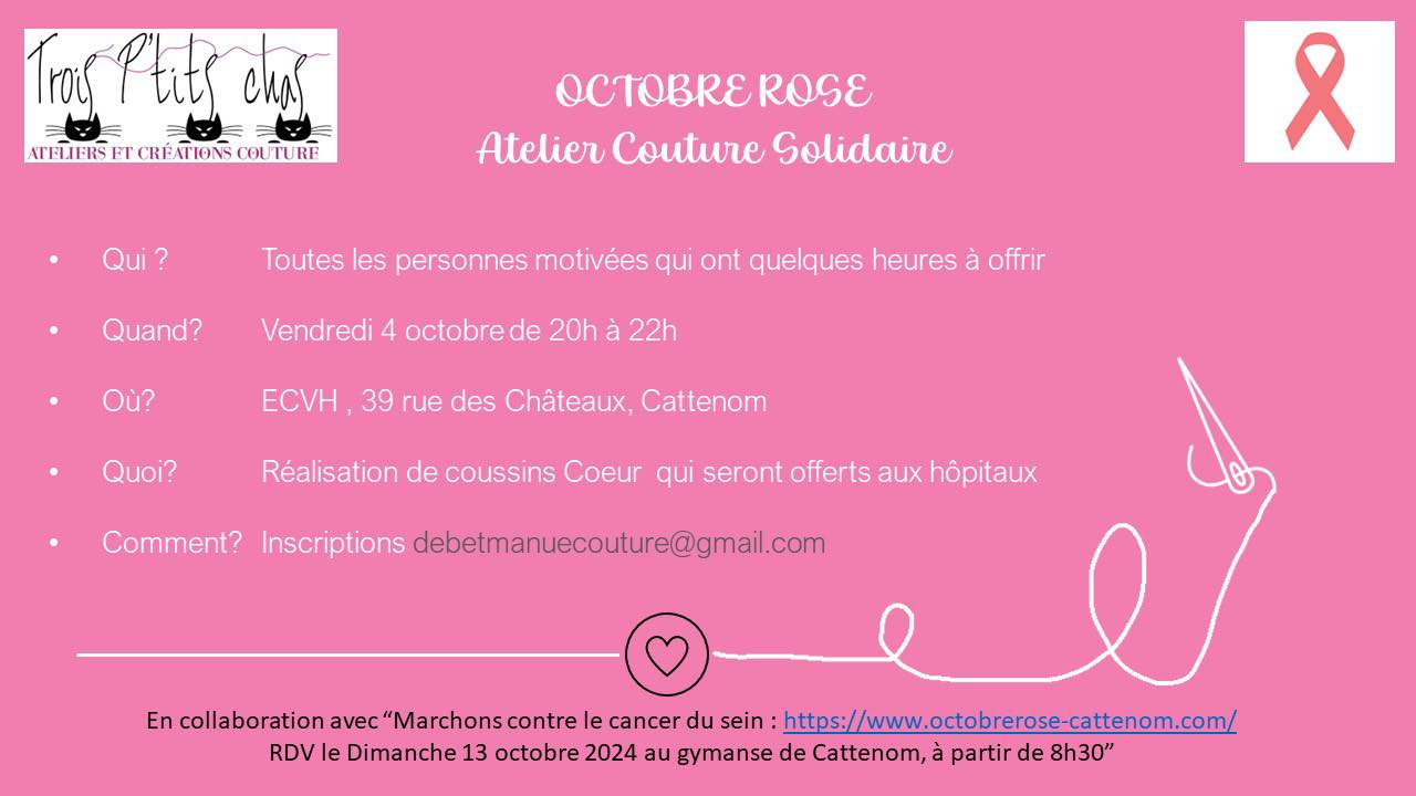 ATELIER COUTURE - OCTOBRE ROSE