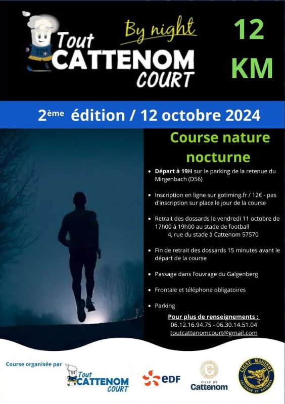 'TOUT CATTENOM COURT BY NIGHT' - NIGHT TRAIL 2ND EDITION