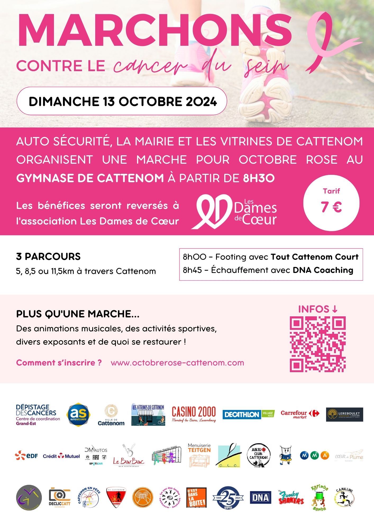 Marche pour Octobre Rose - Cattenom