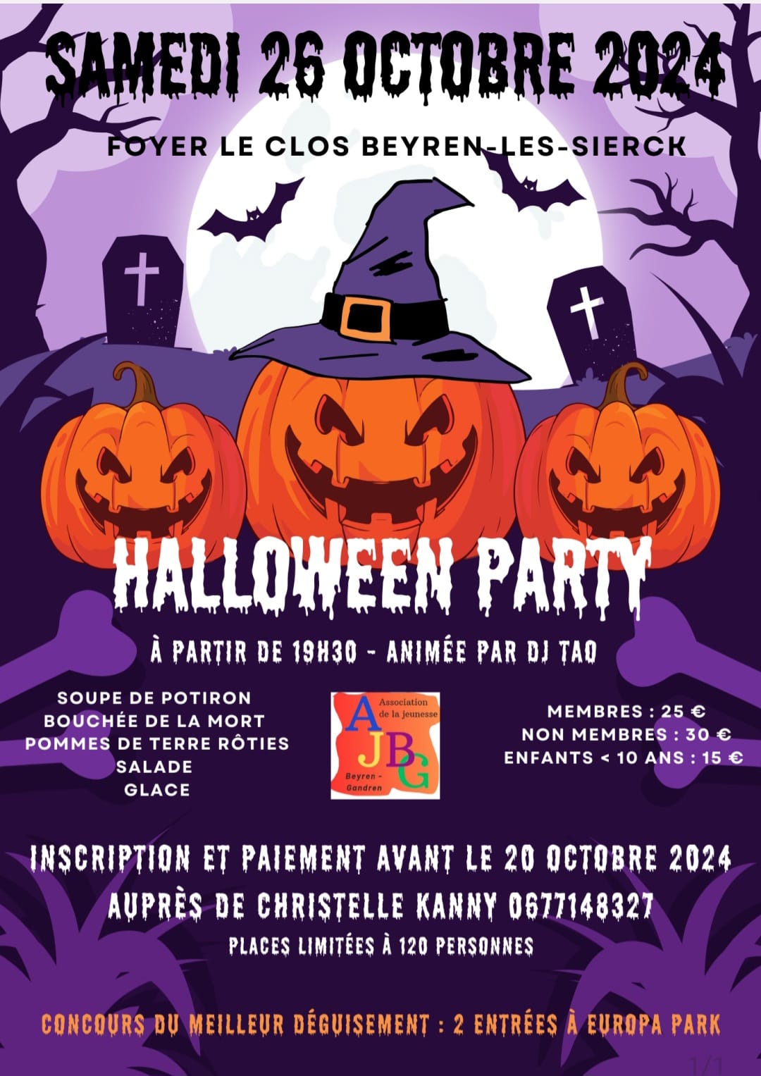 Soirée halloween