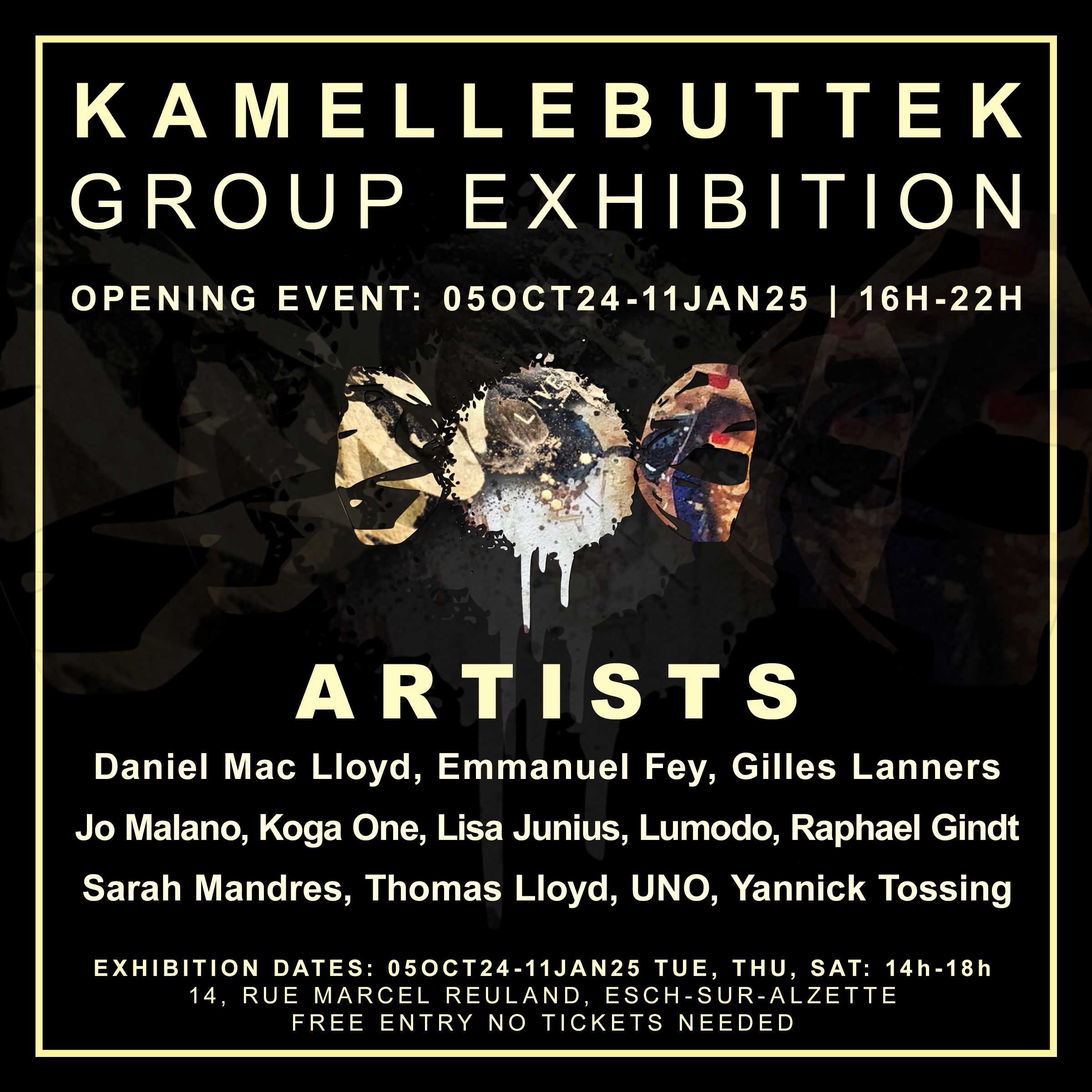 Vernissage de l'exposition collective Kamellebuttek