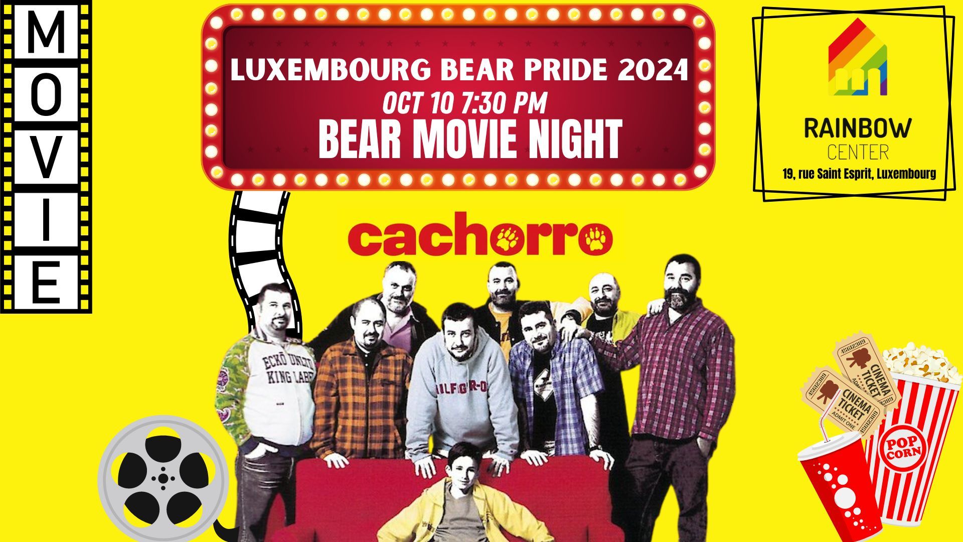 Luxembourg Bear Pride 2024: Movie Screening