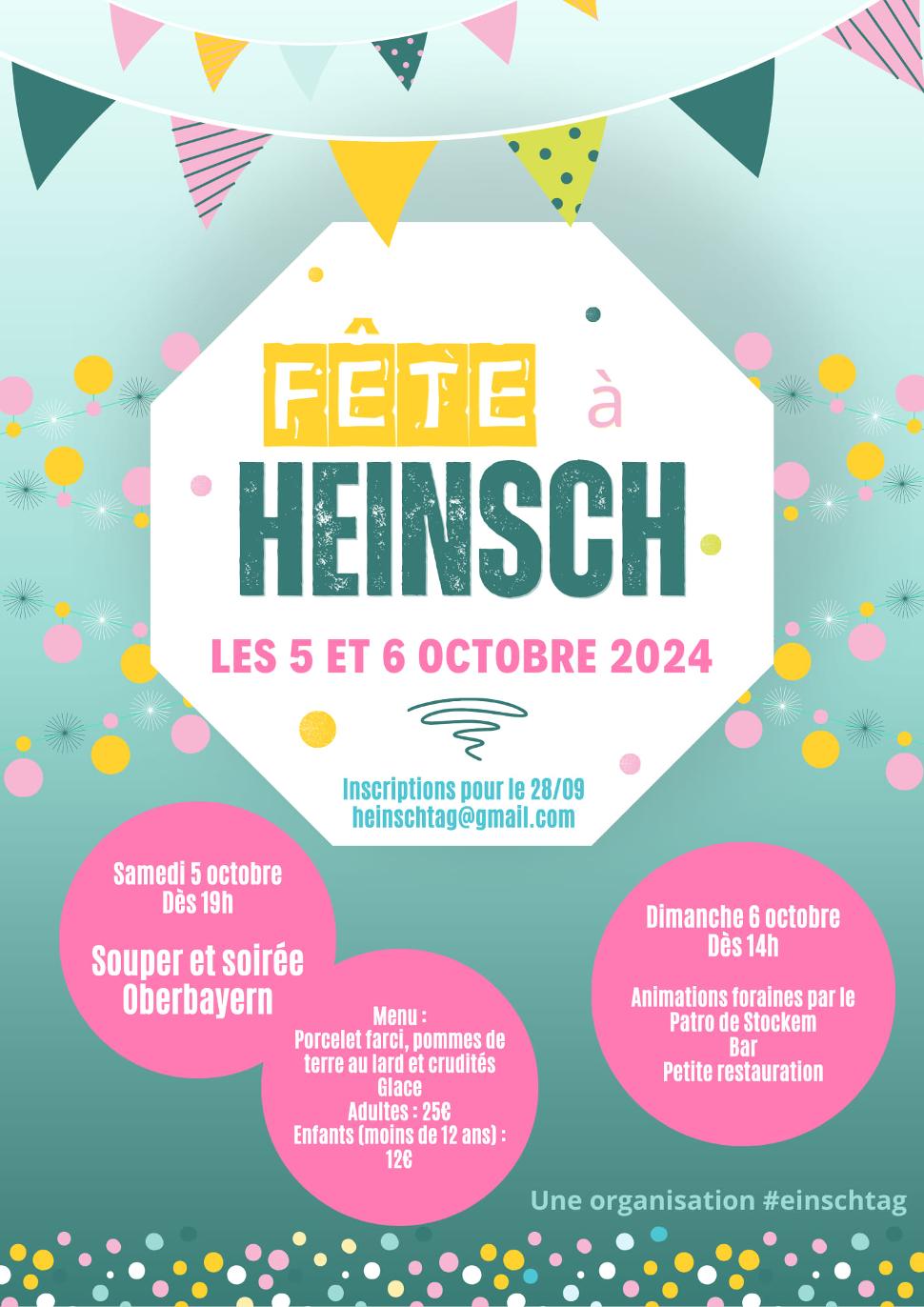 Week-end de fête à Heinsch