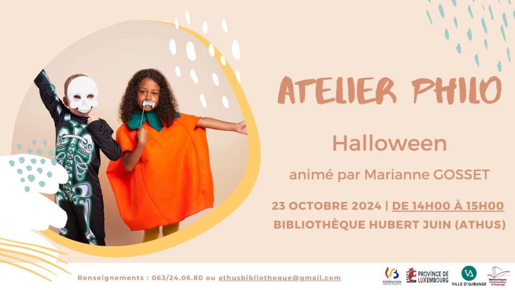 Atelier Philo à Athus – Halloween