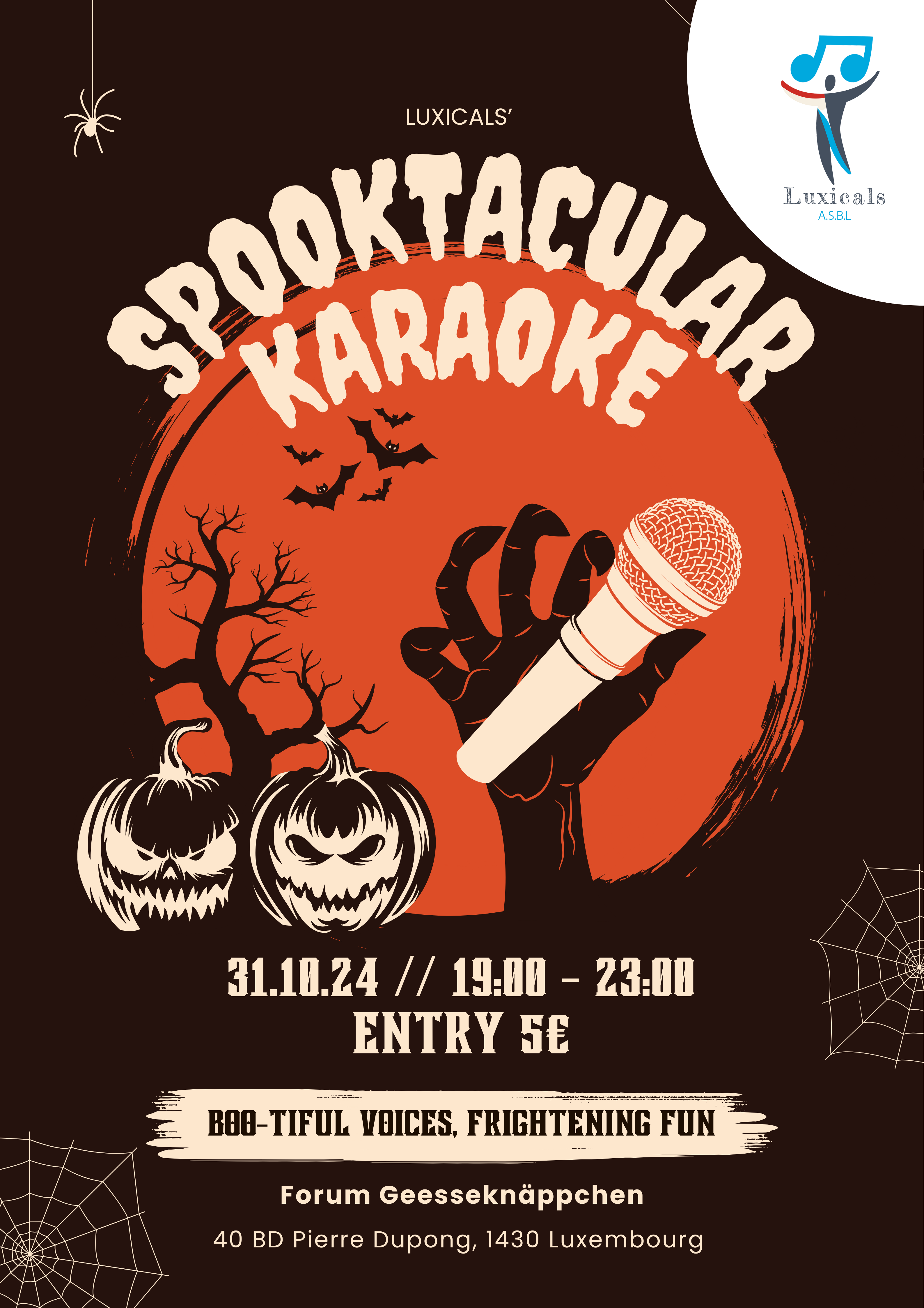 Soirée Karaoke Halloween Luxicals