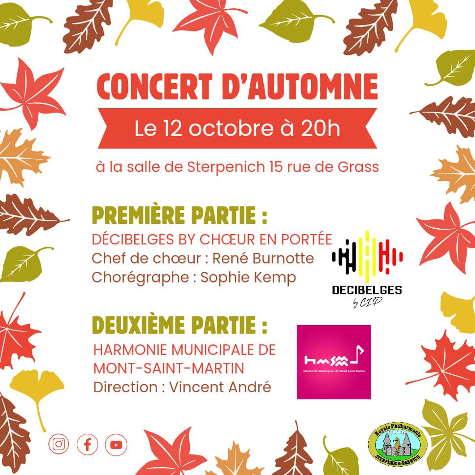 Concert d'Automne Sterpenich-Barnich