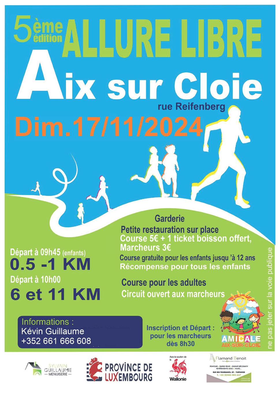 5ème allure libre d'Aix-sur-Cloie