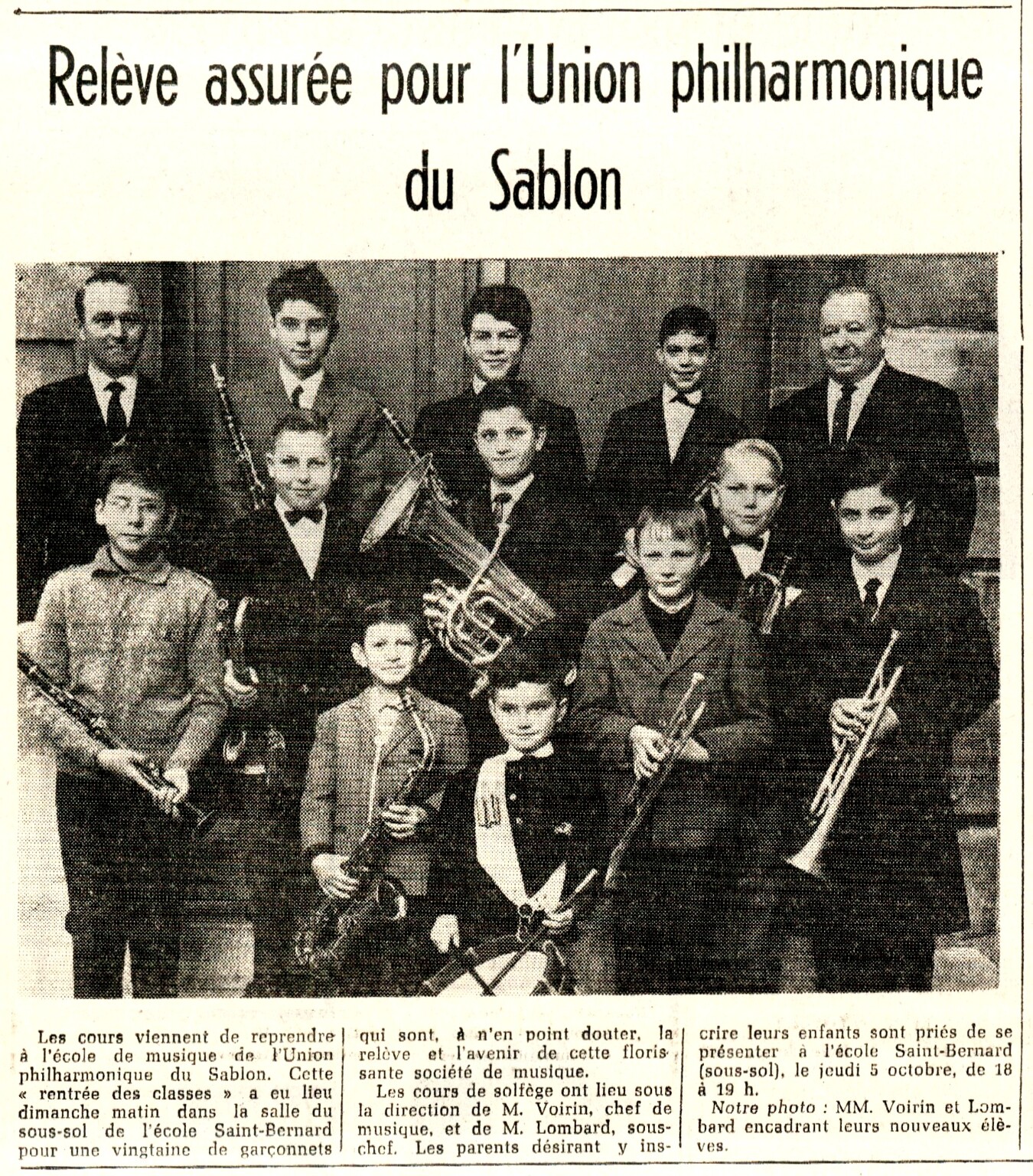 L'Union Philharmonique du Sablon fête ses 150 ans !