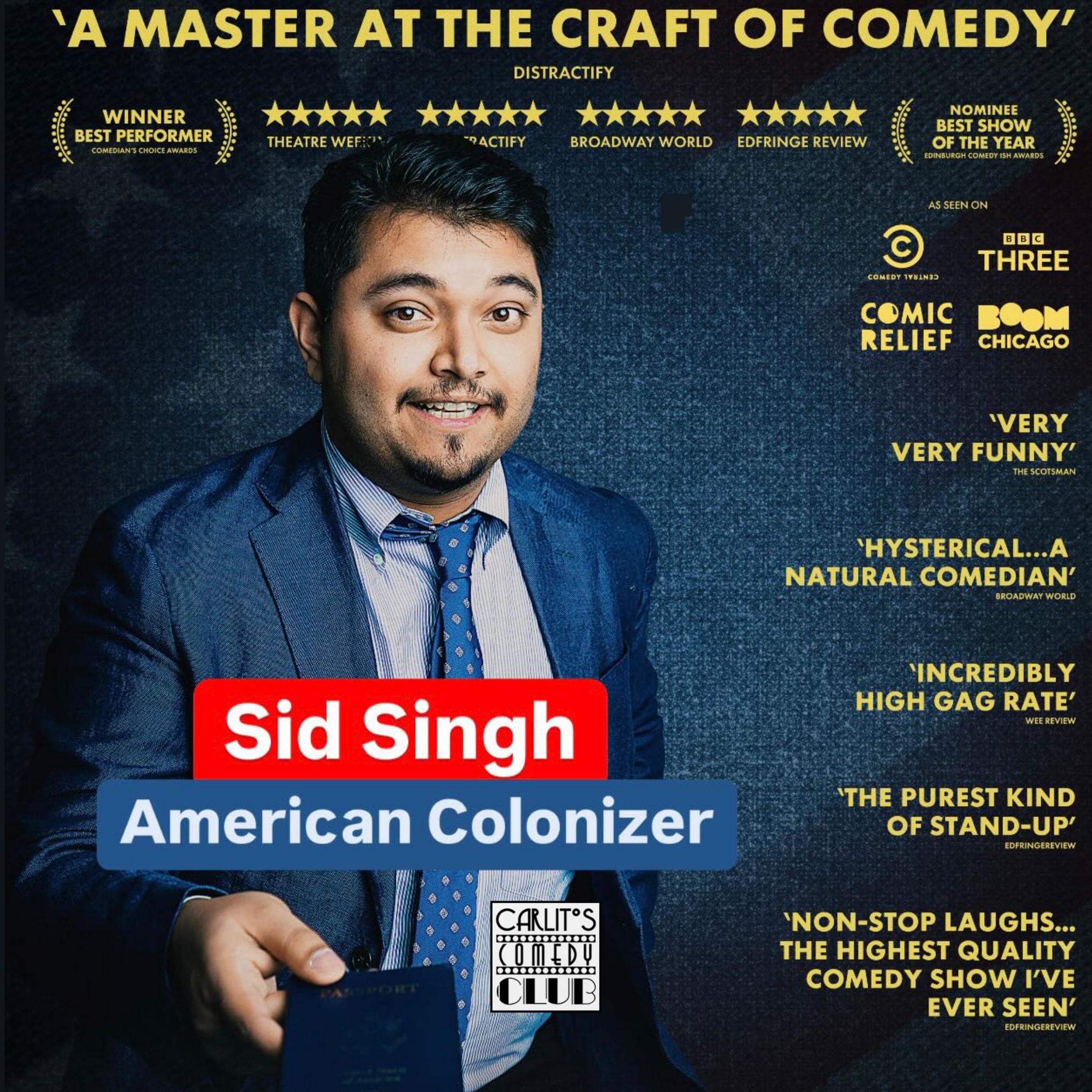 Sid Singh - American Colonizer - English Stand-up Comedy