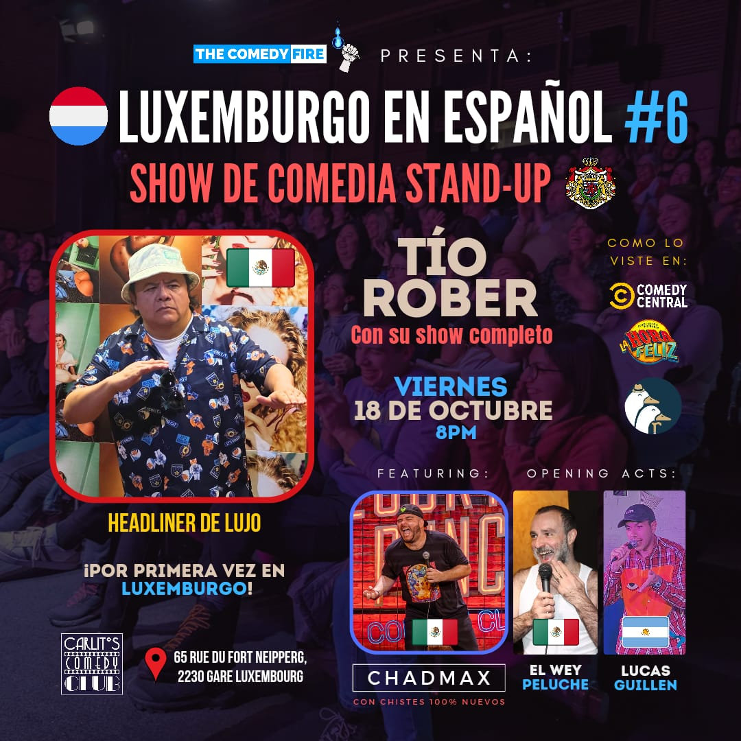 Luxembourg in Spanish #6 - A stand-up comedy show with Uncle Rober!