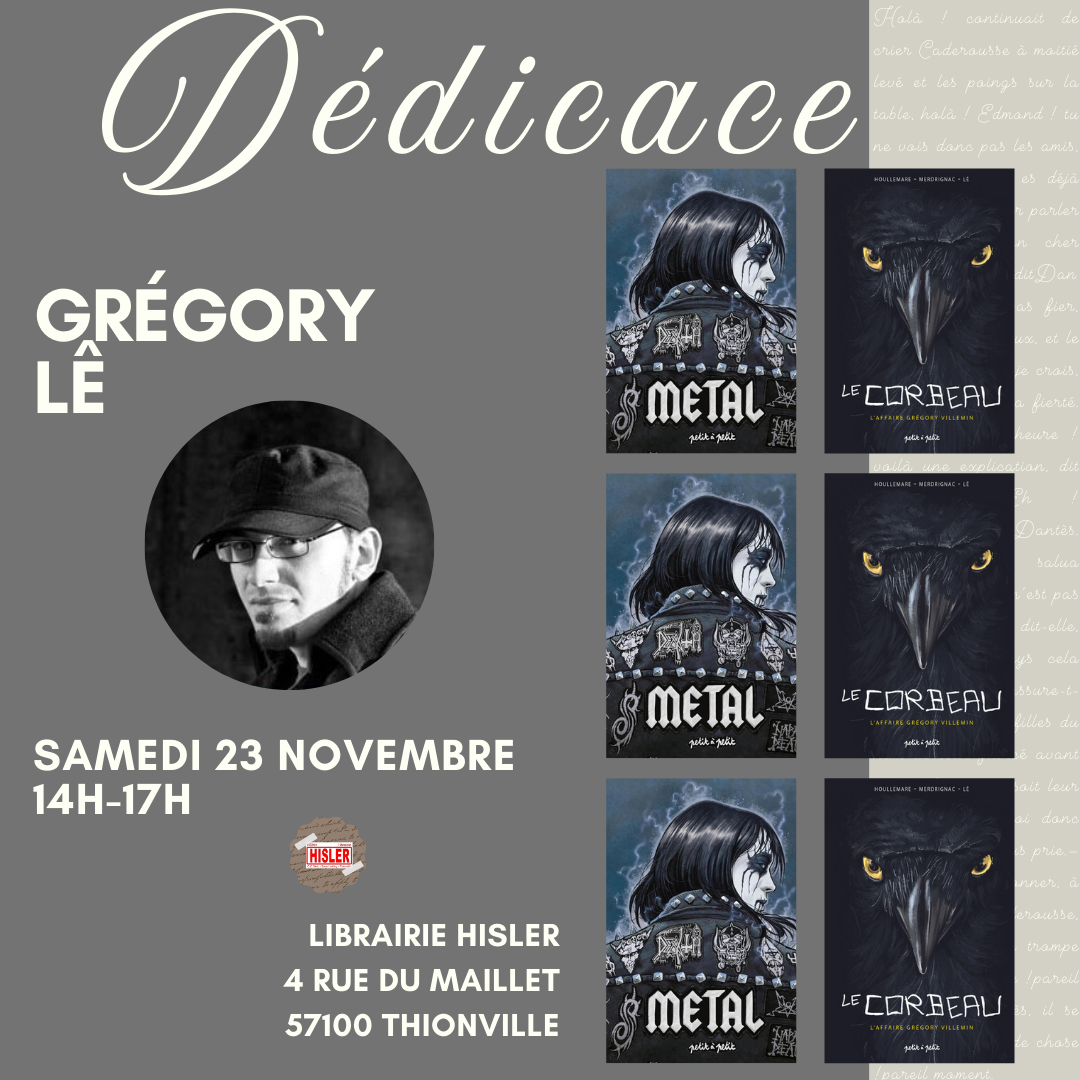 Dédicace - Grégory Lê