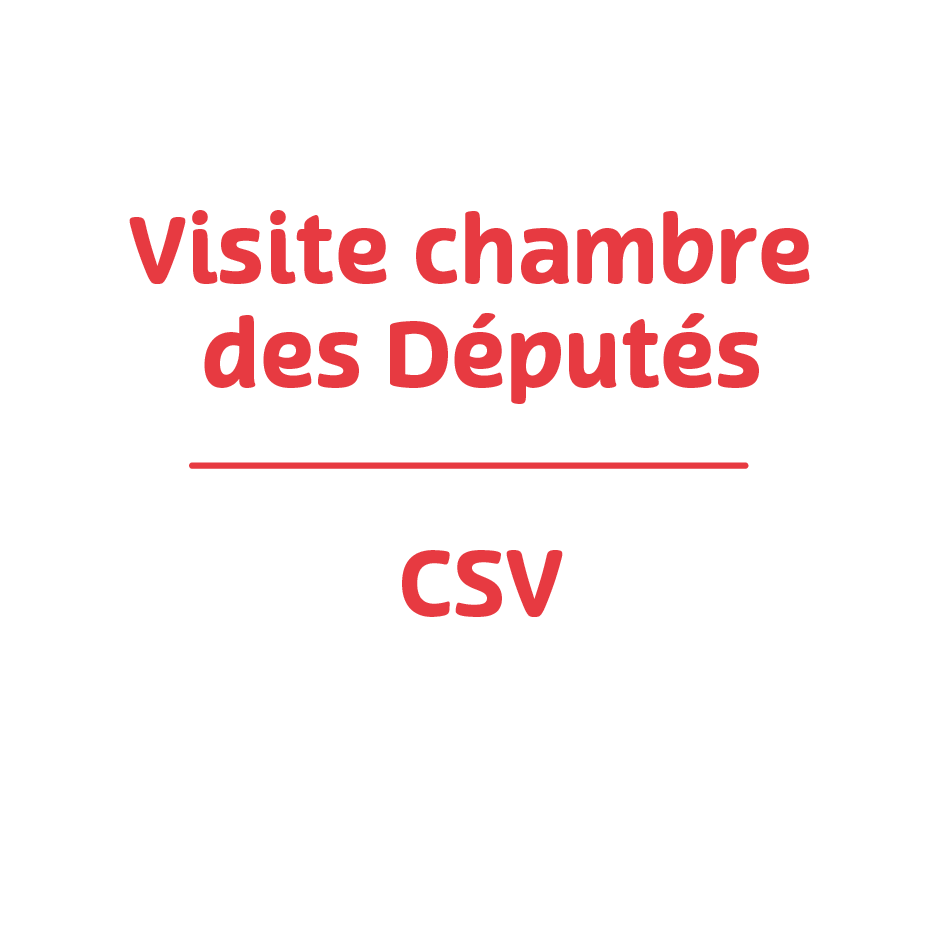 Visite chambre des Députés