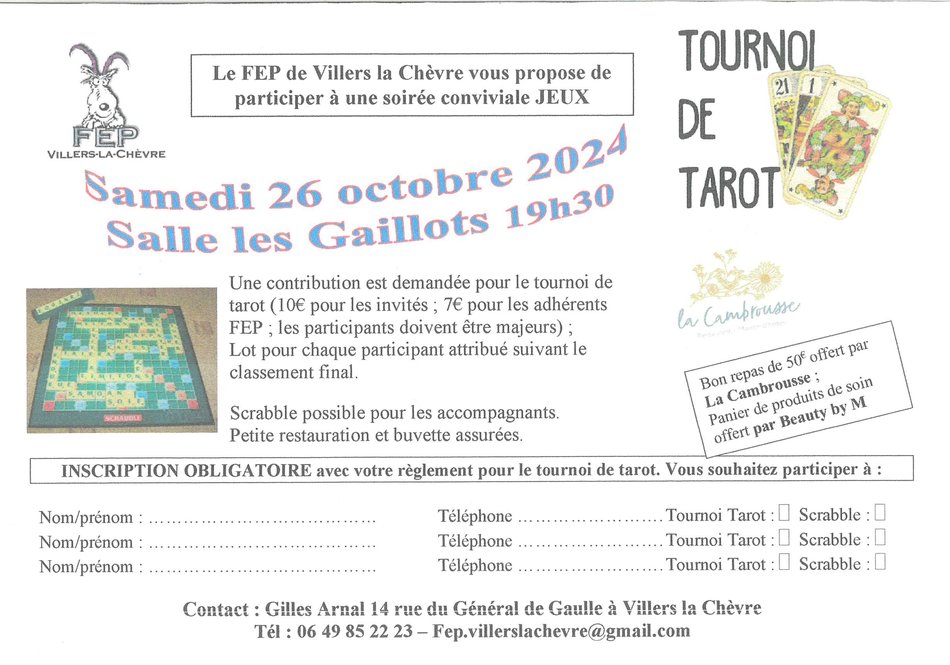 Tournoi de tarot