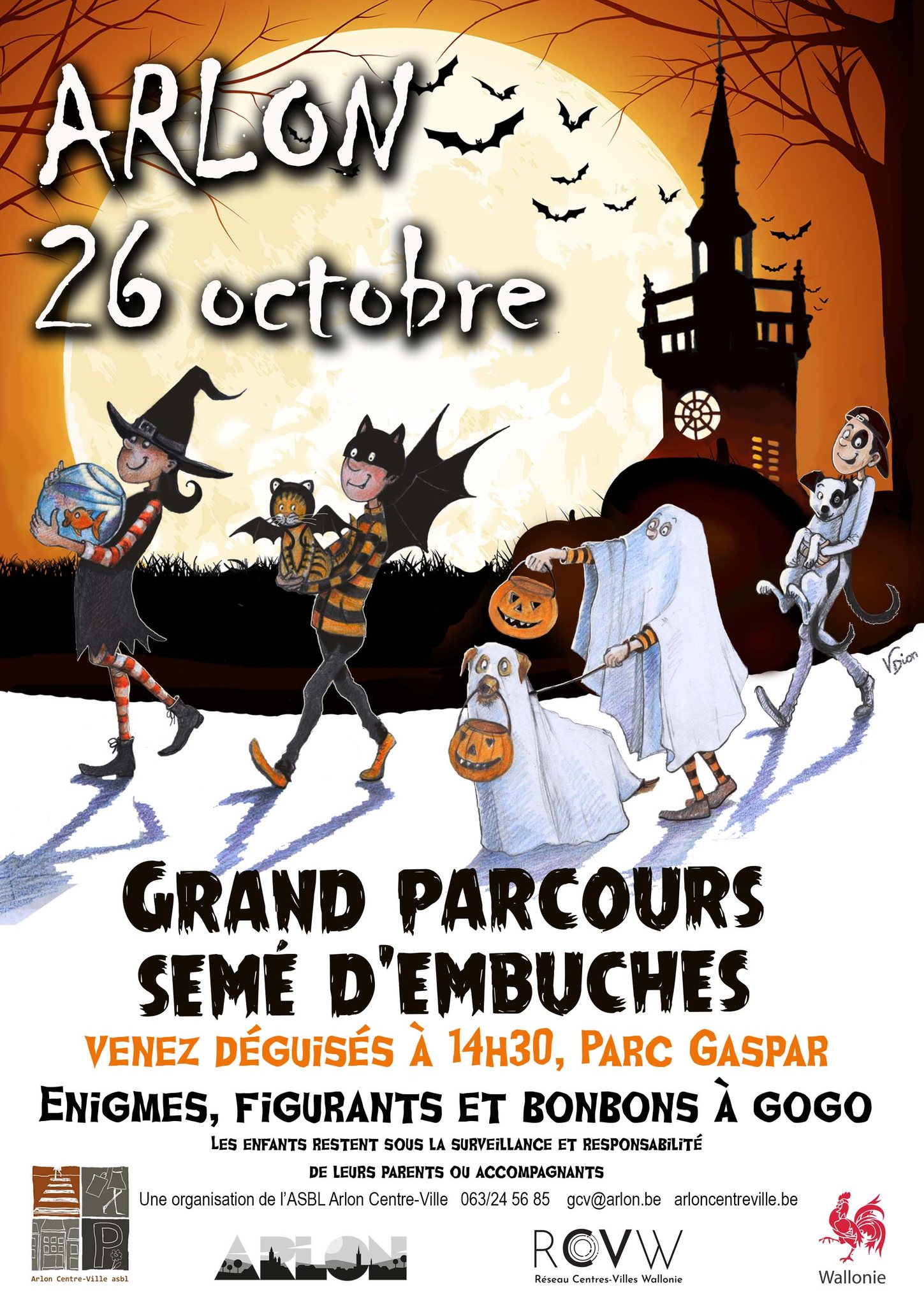 Halloween en centre-ville