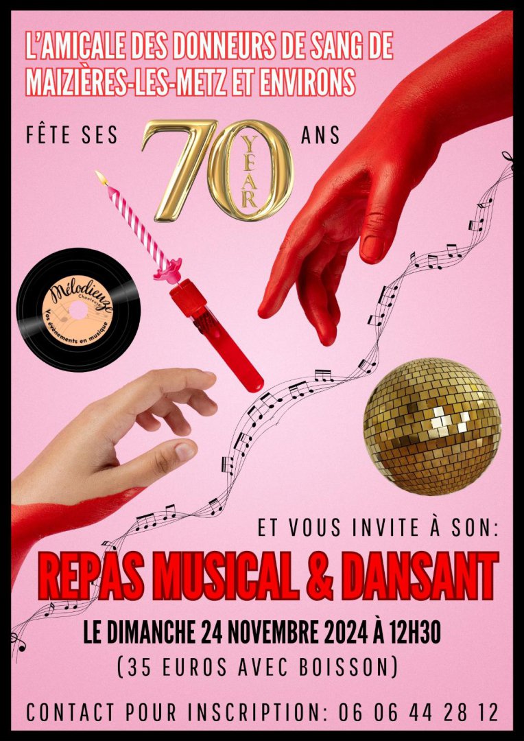 Anniversaire de l'amicale des donneurs de sang