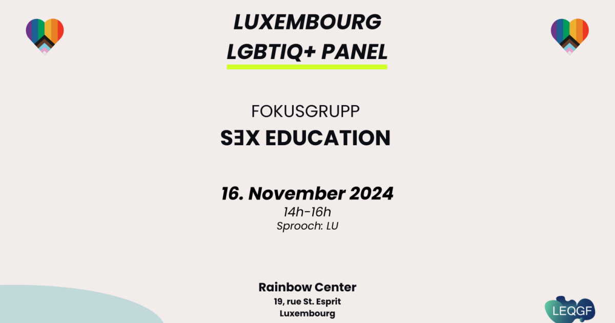 Luxembourg LGBTIQ+ Panel