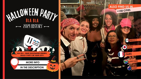 Make Friends & BlaBla Language Exchange - Special Halloween Luxembourg City