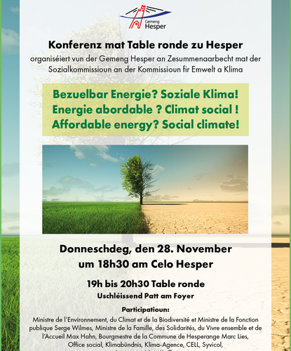 Conférence avec table ronde à Hesperange