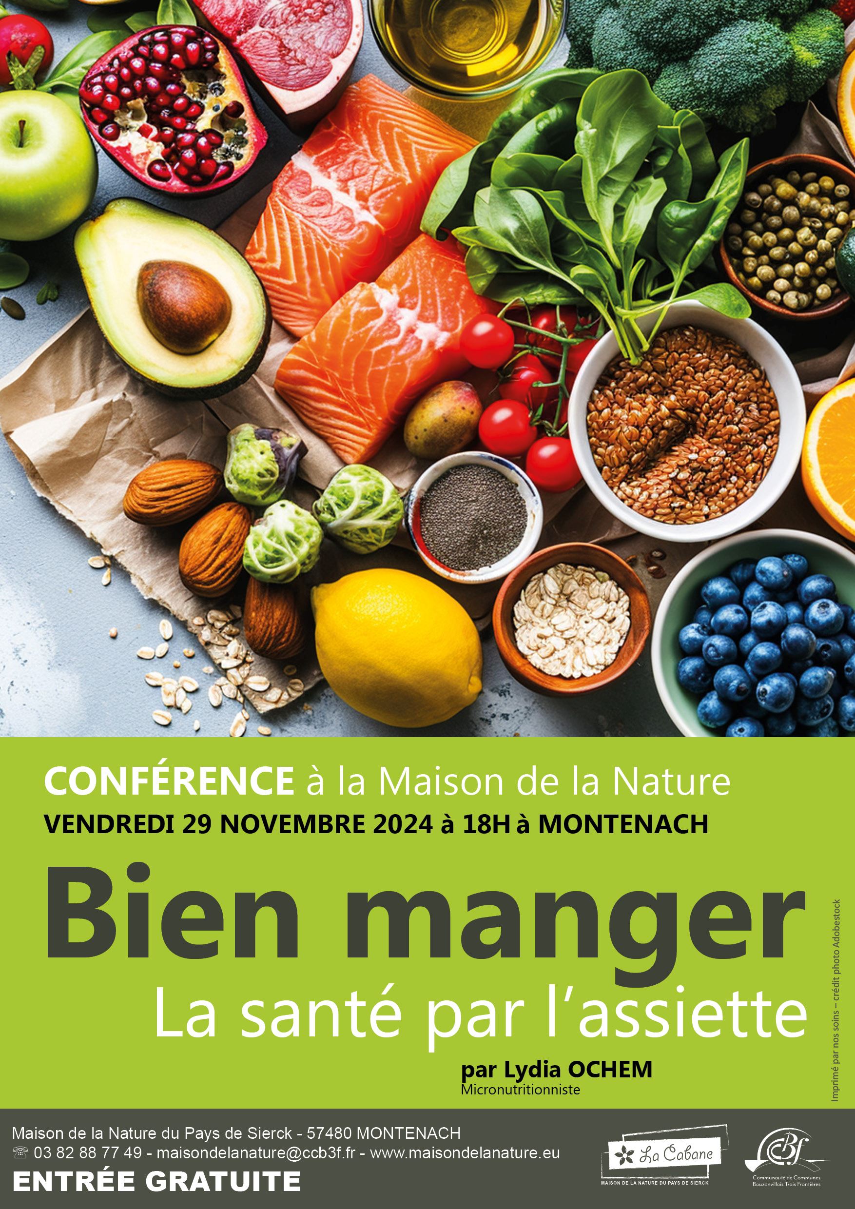 Conférence Bien Manger - La Santé par l'Assiette