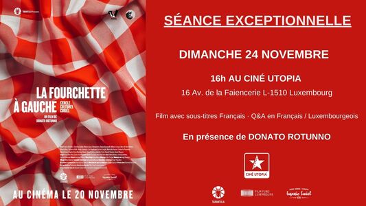 Screening of the documentary "La fourchette à gauche"