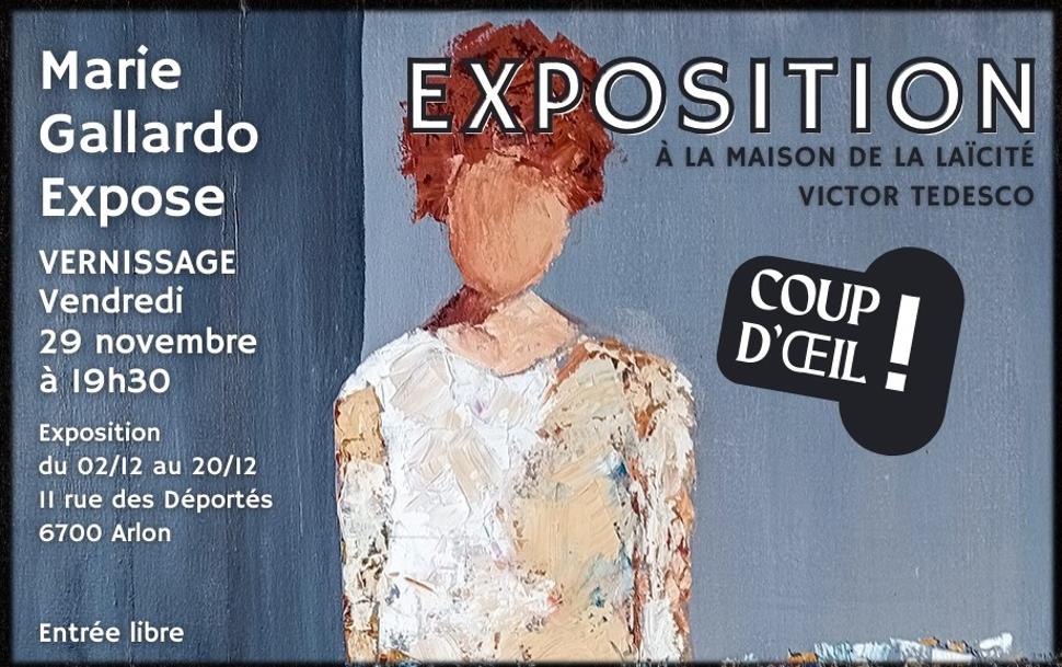 Exposition "Coup d'œil" de Marie Gallardo