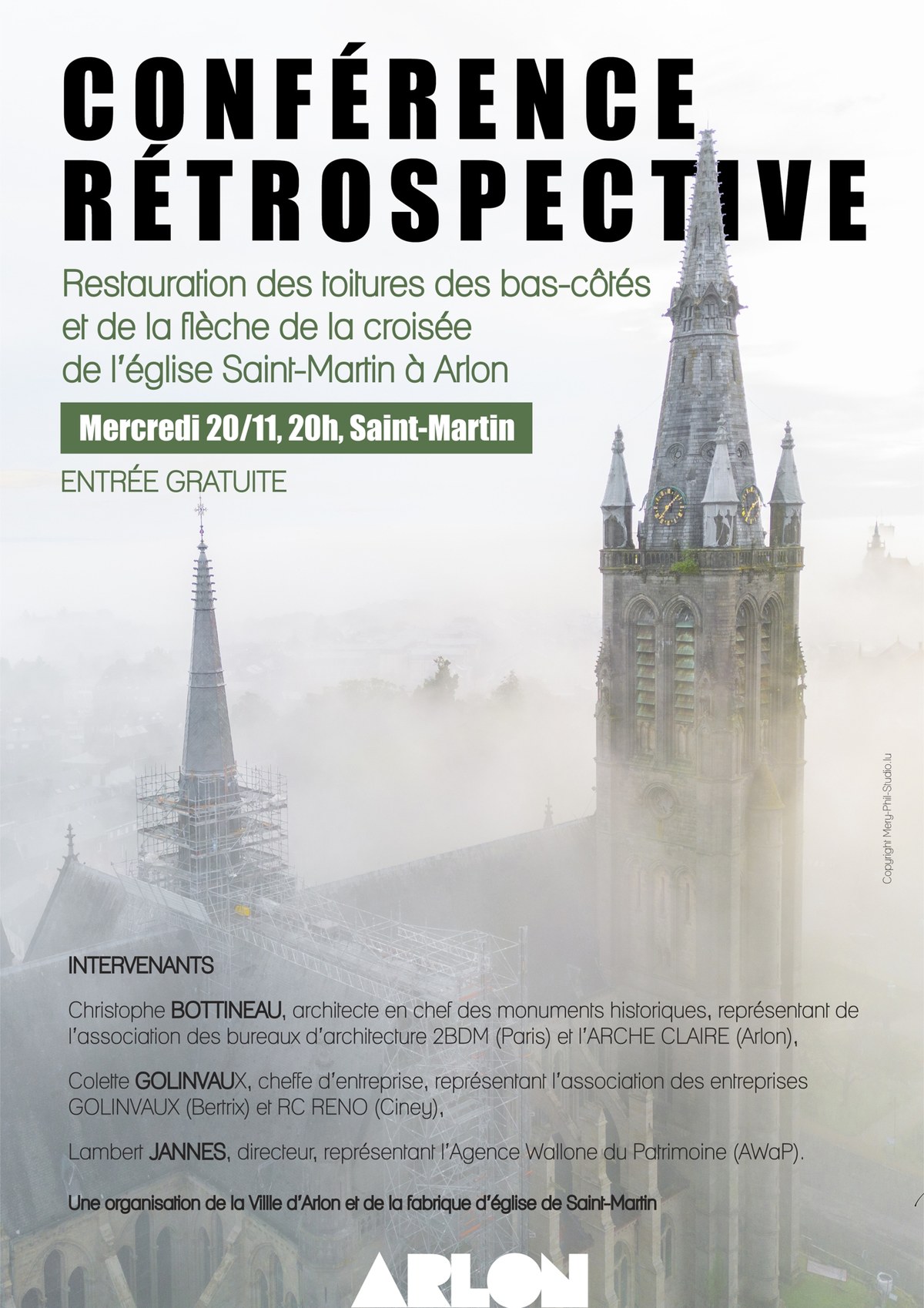 Conférence sur la restauration de Saint-Martin