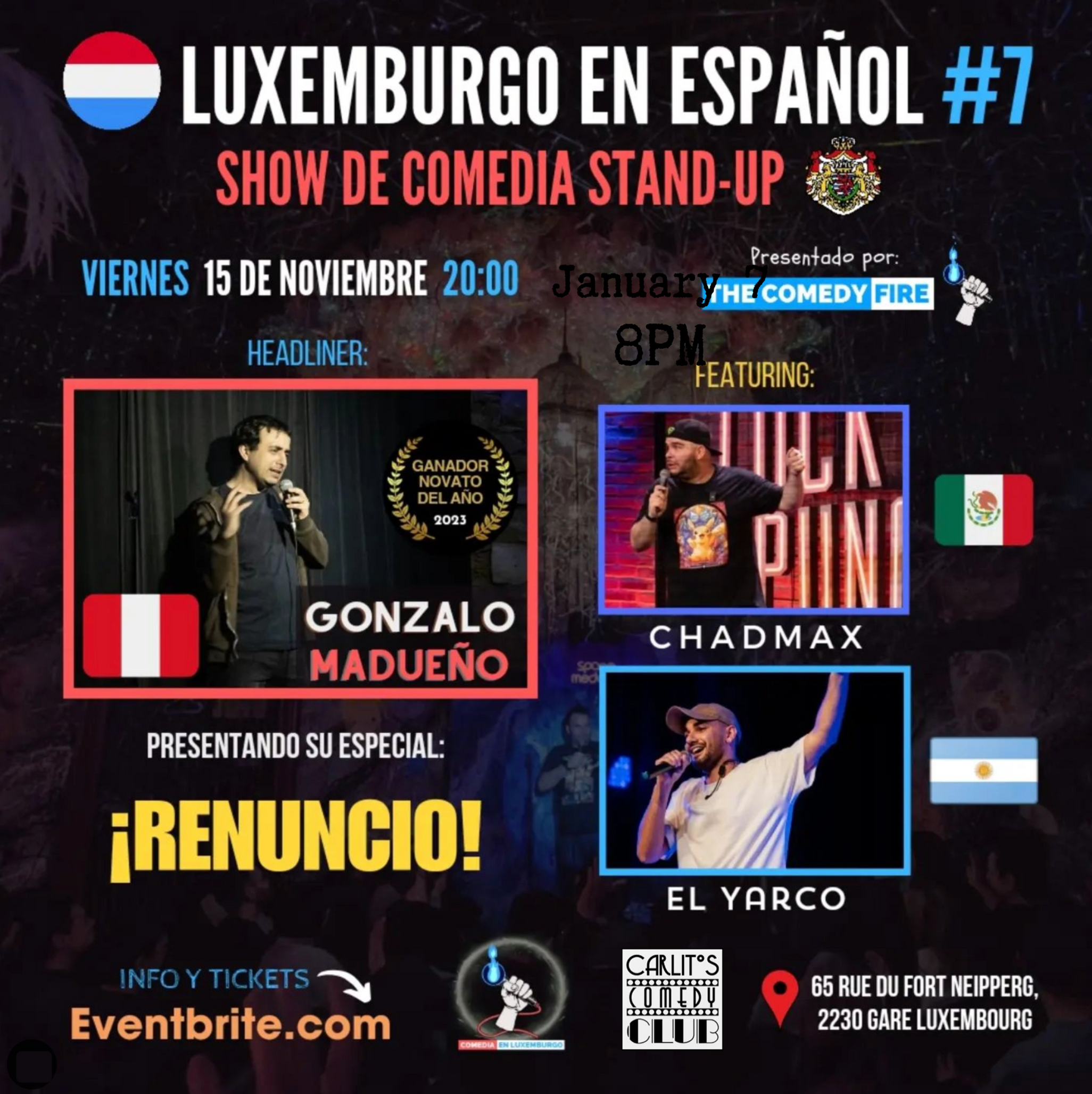 Luxembourg in Spanish #7 - The stand-up comedy show in your language