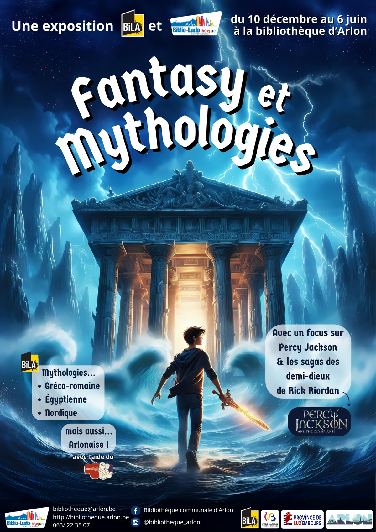 Exhibition "Fantasy and Mythologies" - Focus on Percy Jackson