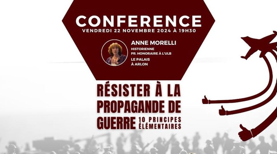 Conférence "Résister à la propagande de guerre"