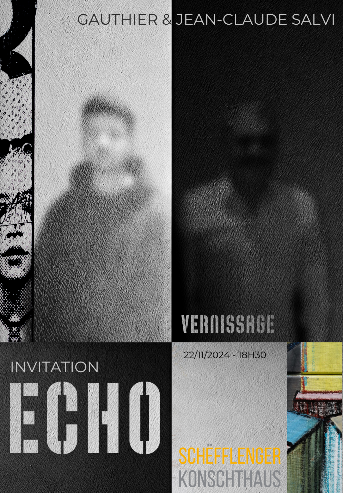 Vernissage de l'exposition ECHO – Gauthier & Jean-Claude Salvi