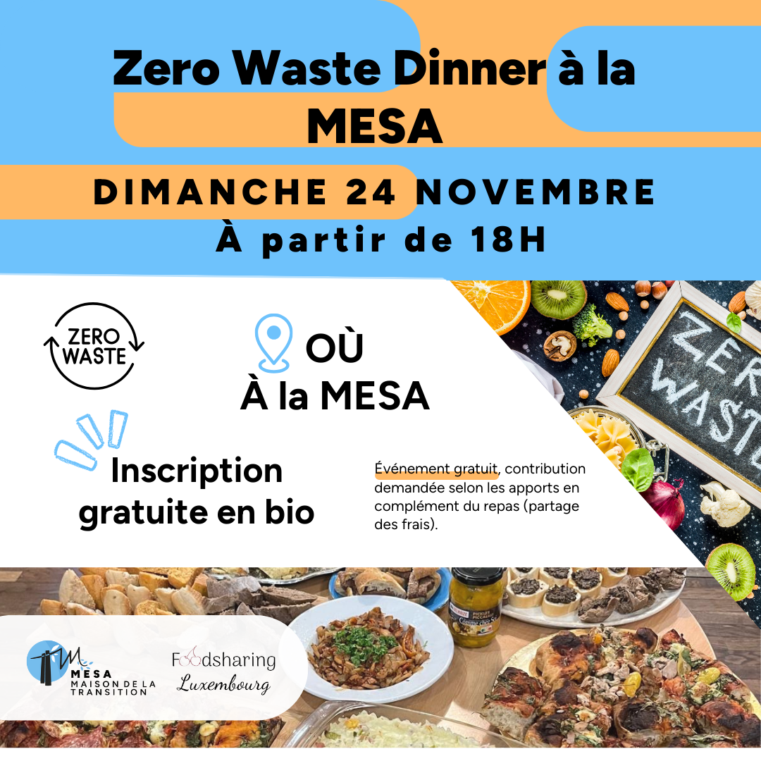 Zero Waste Food Dinner at the Mesa