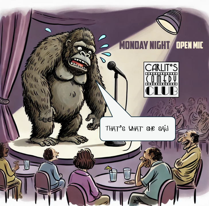 Monday night open mic - English Stand-up Comedy