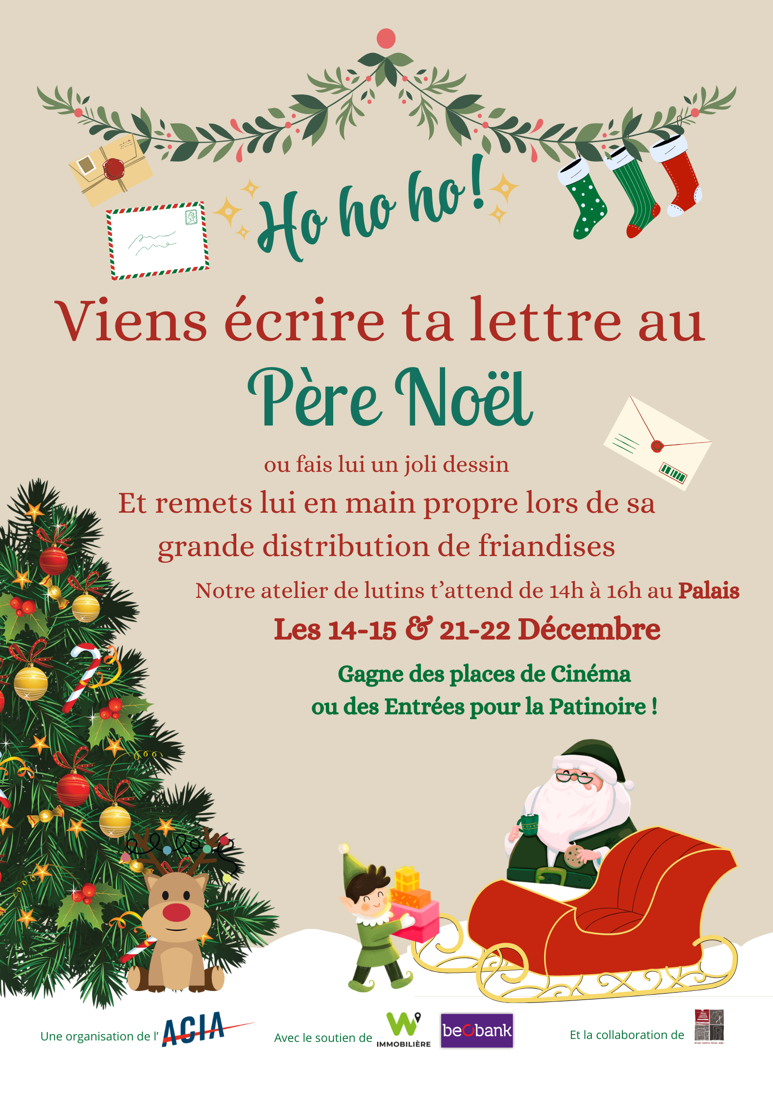 Viens écrire ta lettre au Père Noël !