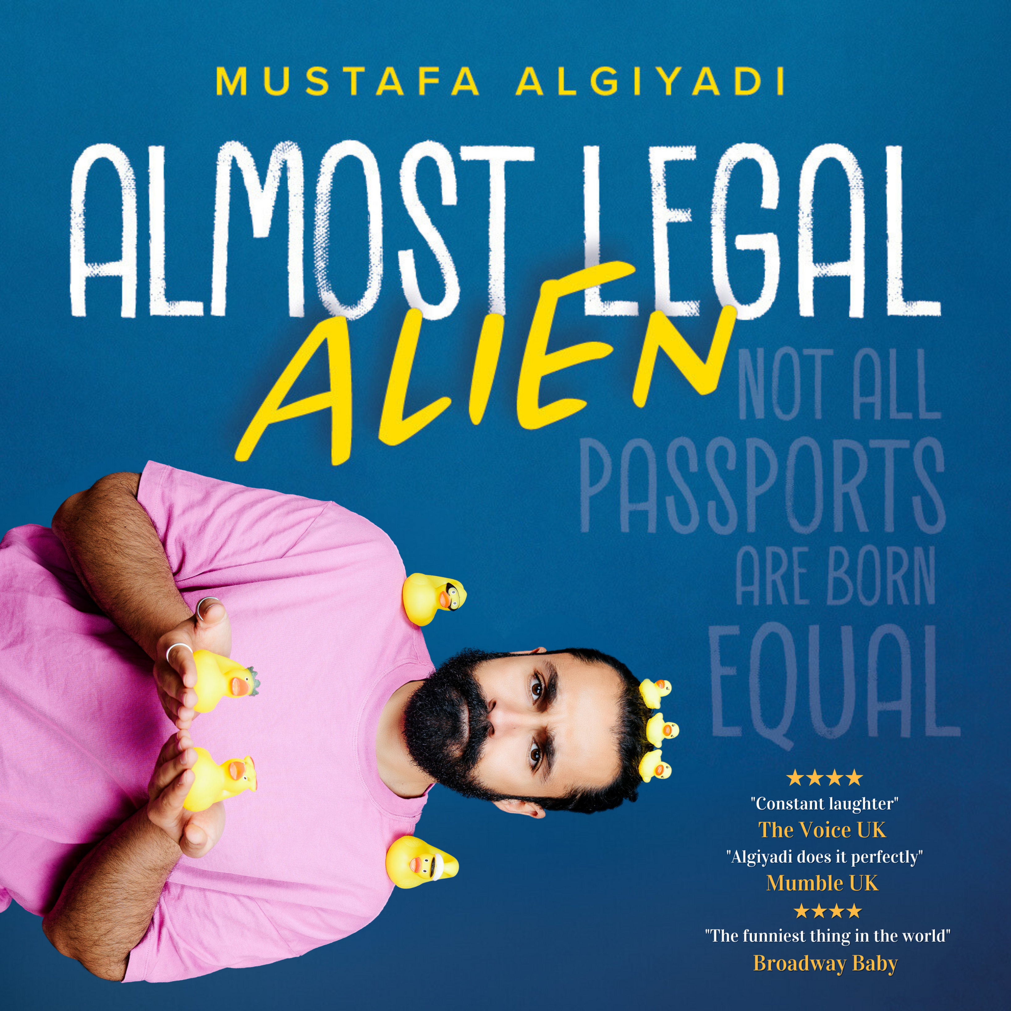 Mustafa Algiyadi - Almost Legal Alien - English Stand-up Comedy