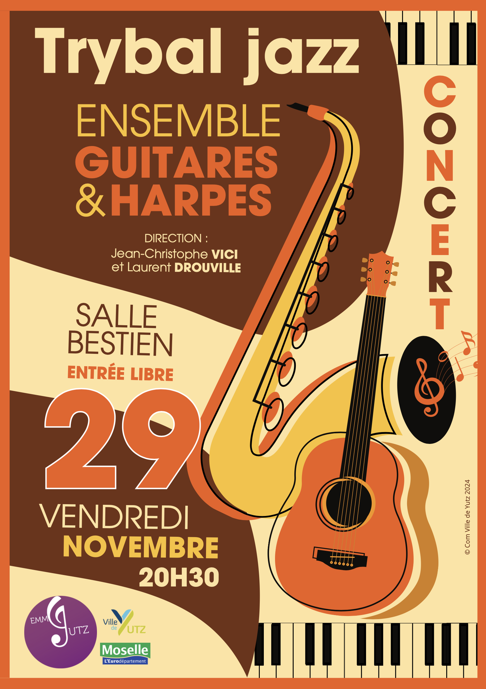 Concert de Trybal Jazz et de l’Ensemble Guitares et Harpes