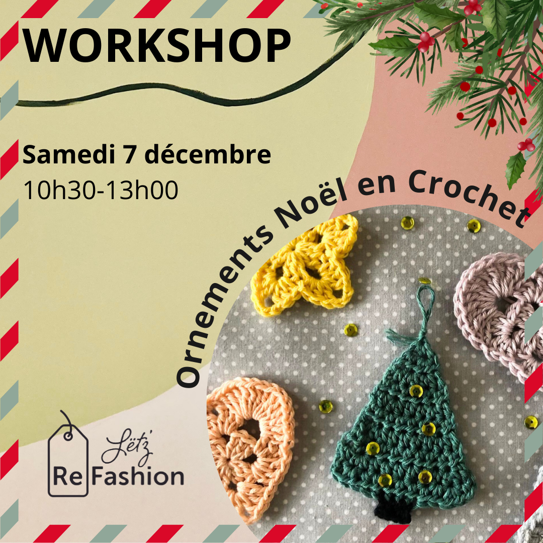 Ornements de Noël en Crochet