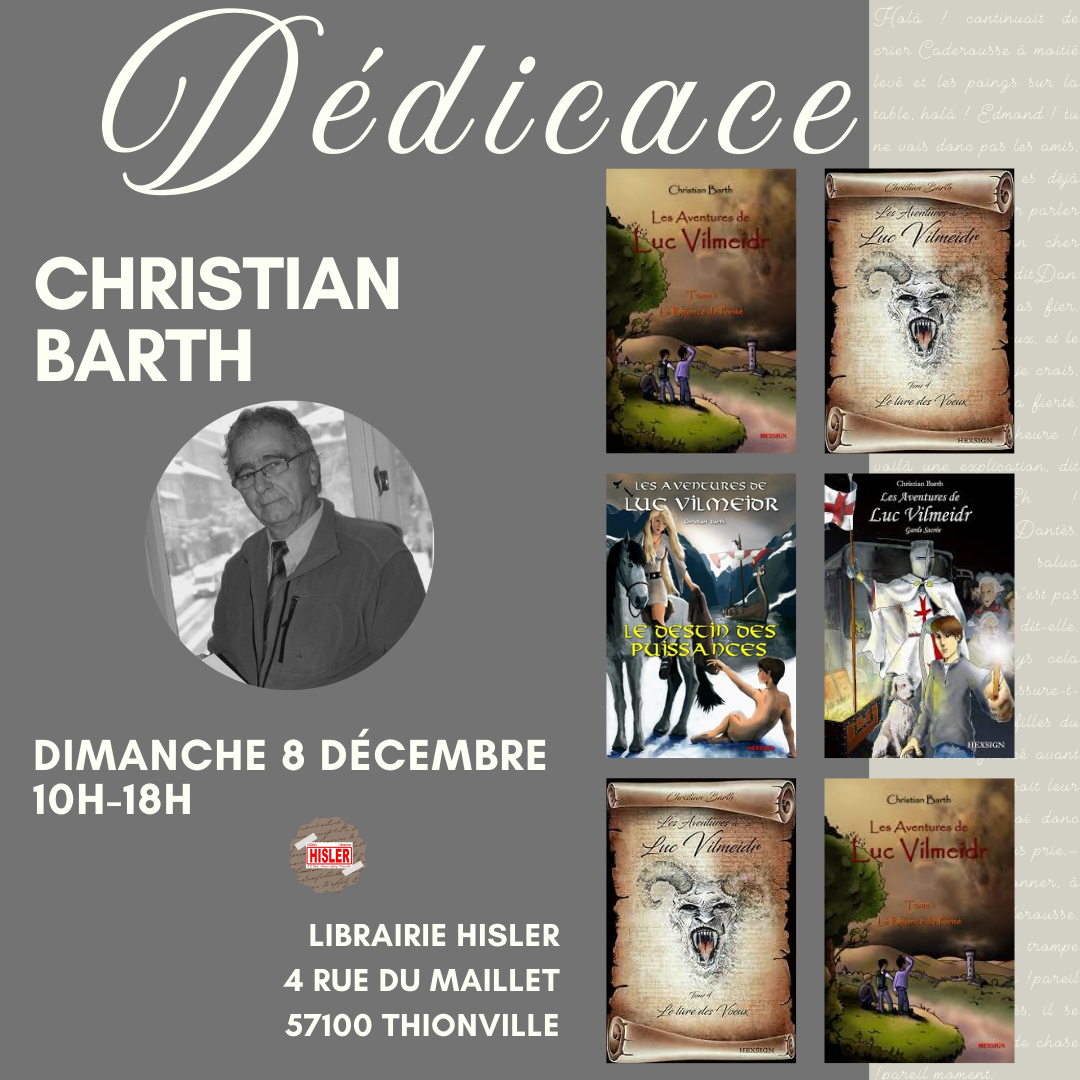 Dédicace Christian Barth