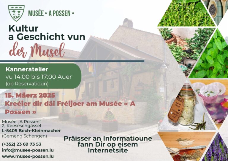 Create your spring at the Musée « A Possen »