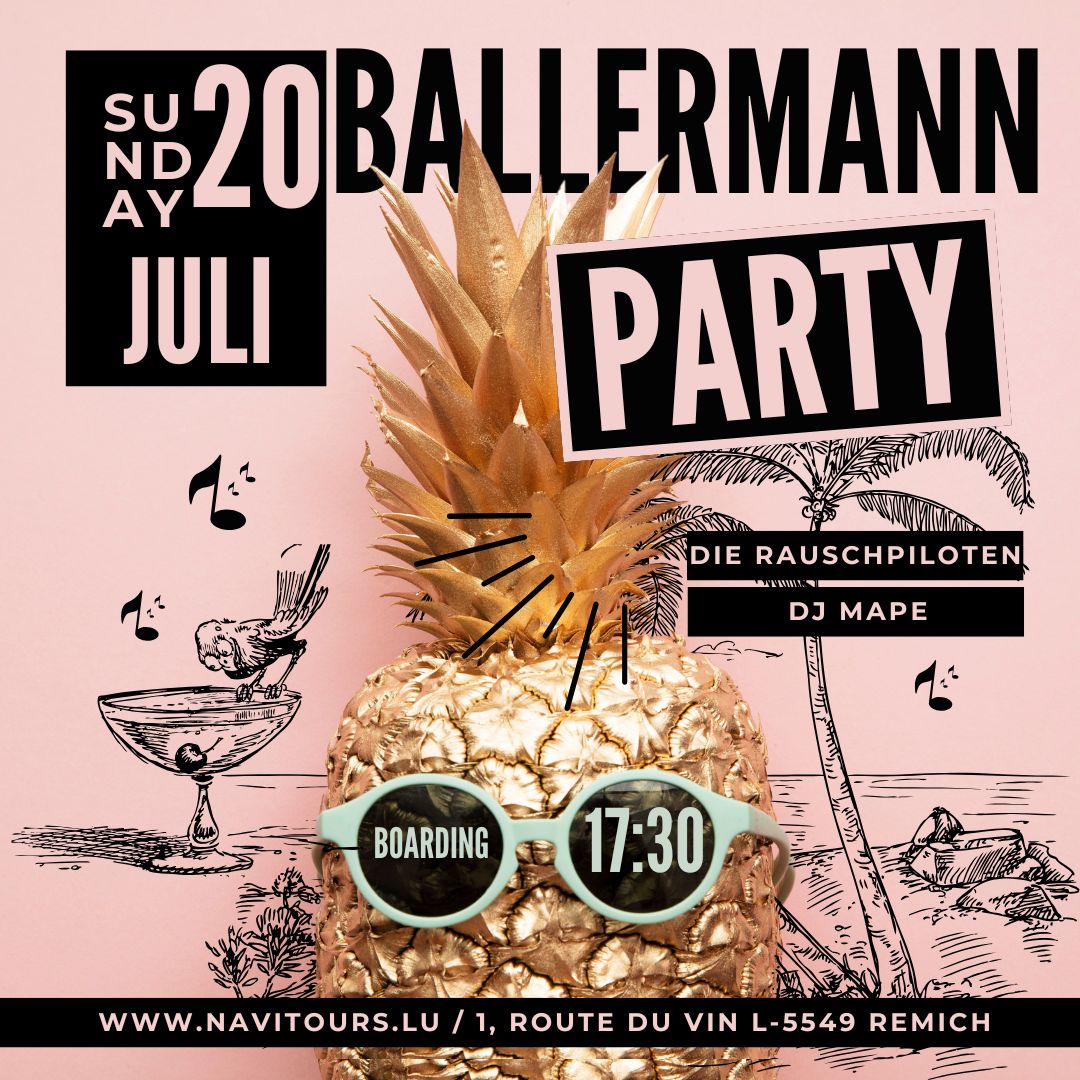 Sunday Vibes – Soirée Ballermann sur un bateau