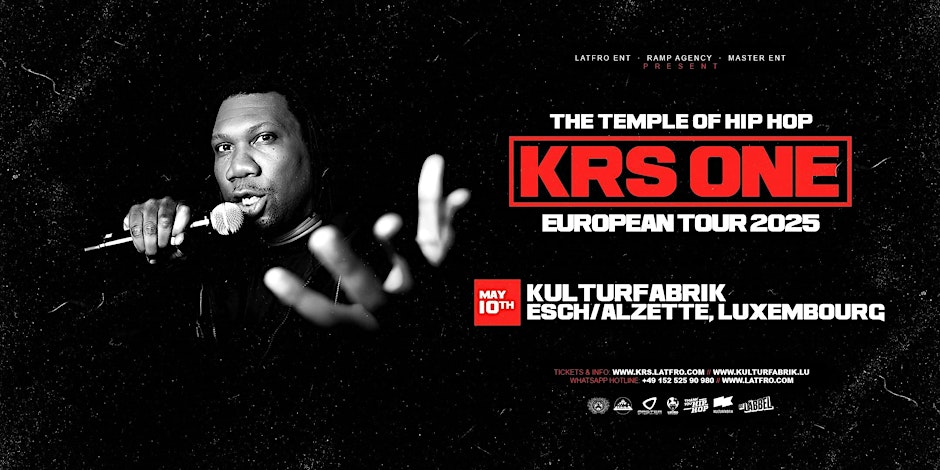 KRS-One : Temple of Hip Hop European Tour 2025