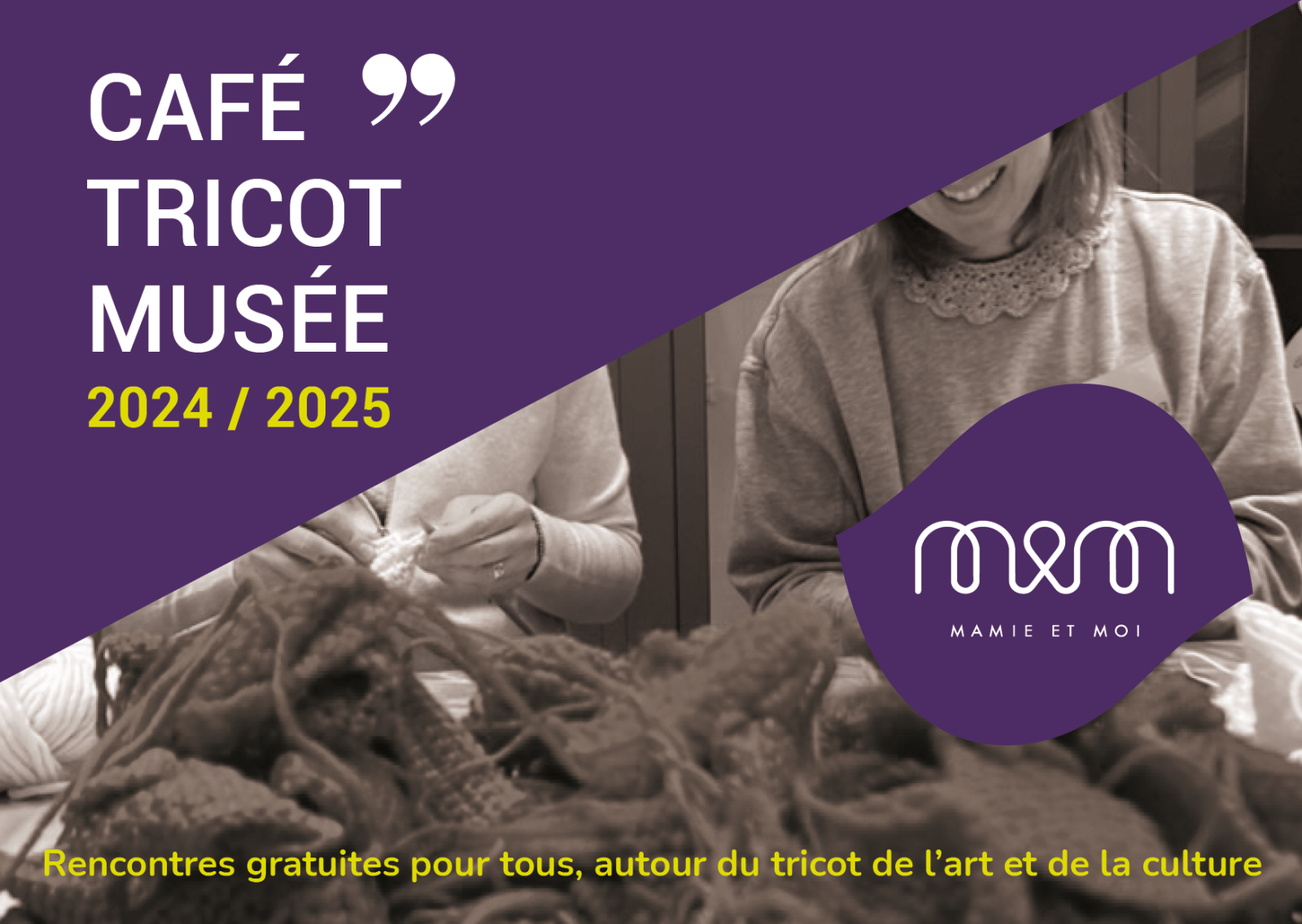 Café tricot au musée