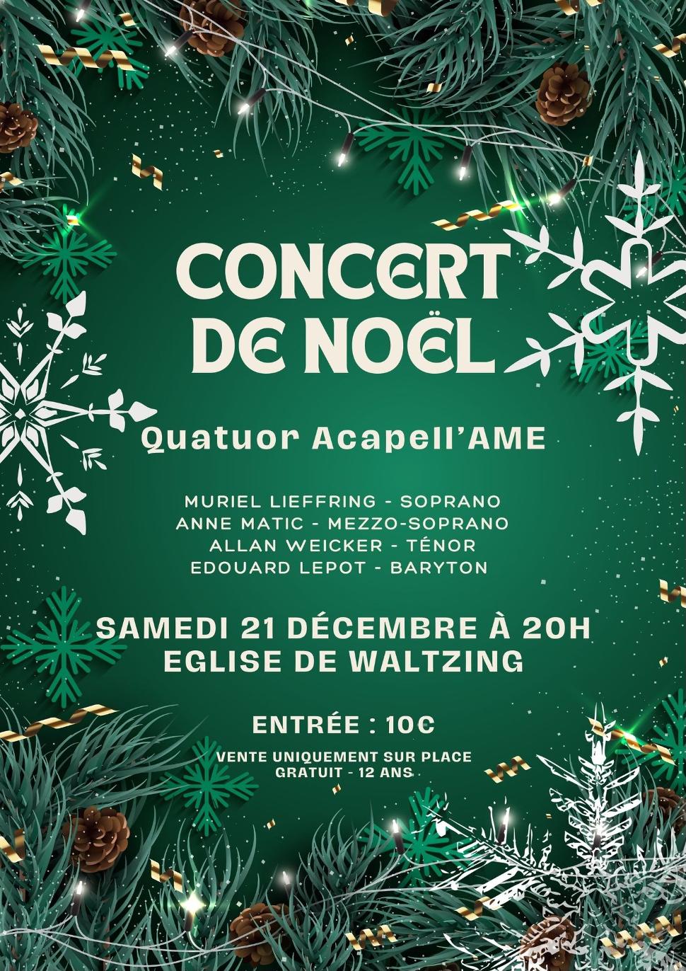 Concert de Noël | Quatuor Acapell'AME