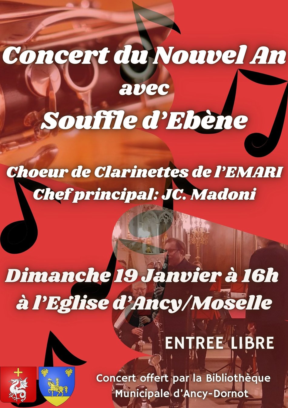 Concert du Nouvel An avec Souffle d'Ébène