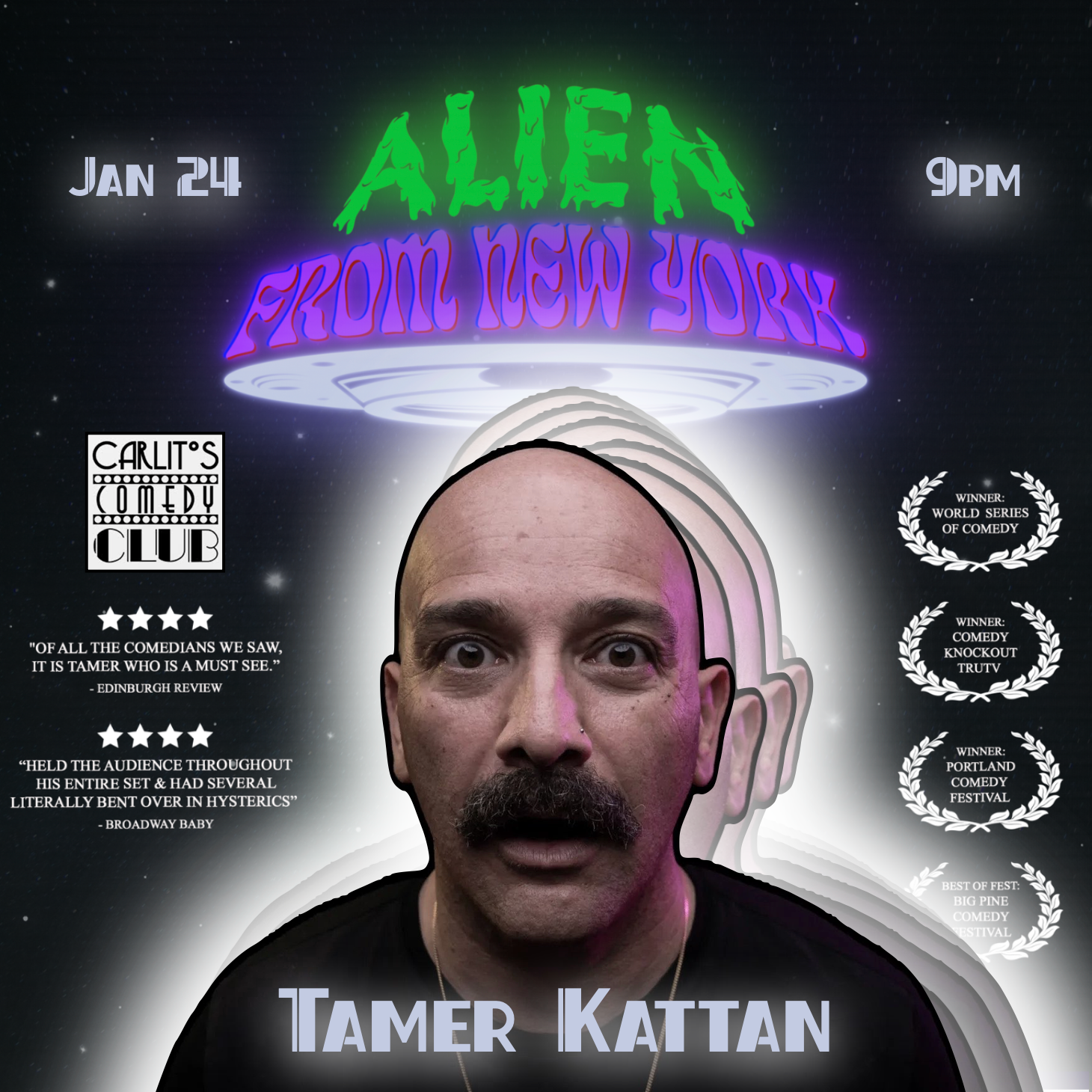 Tamer Kattan - Alien From New York - Comédie stand-up en anglais